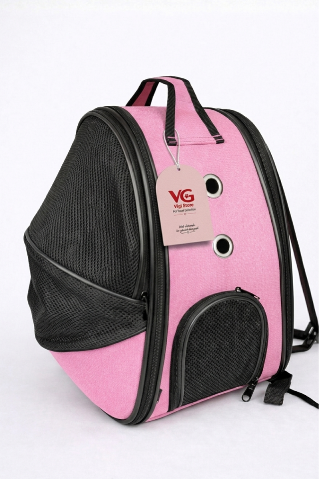 Vigi Store XL Fileli Astronot Kedi Taşıma Çantası | Premium Pet Sırt Çantası | Küçük Irk Köpek Taşıma Çantası